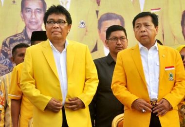 Ridwan Bae dan Setya Novanto (Foto: bkk.fajar.co.id)