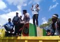 KOMPAK Gelar Aksi di Depan Kantor Polres Buton (Foto: Irman)