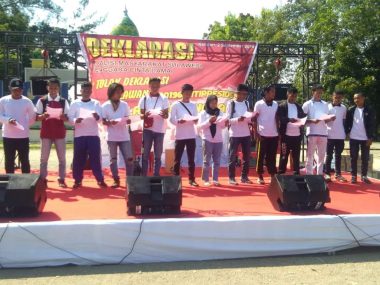 Peserta Deklarasi Tolak Deklarasi #2019GantiPresiden (Foto: Said)