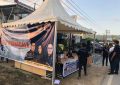 Posko Penggalangan Bantuan yang Didirikan Garda Pemuda Nasdem Sultra (Foto: Irman)