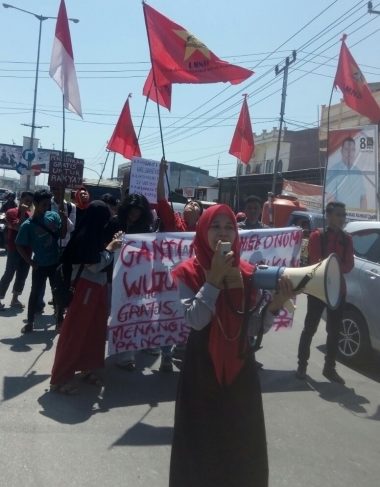 Massa Aksi LMND Kendari (Foto: IST)