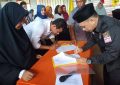 Penandatanganan Pakta Integritas Relawan Demokrasi Bersama KPU Konkep (Foto: Erianto)