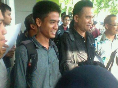 Kader PBB Bombana, Muhammad Sulaeman Bersama Ketum PBB Yusril Ihza Mahendra (Foto: IST)