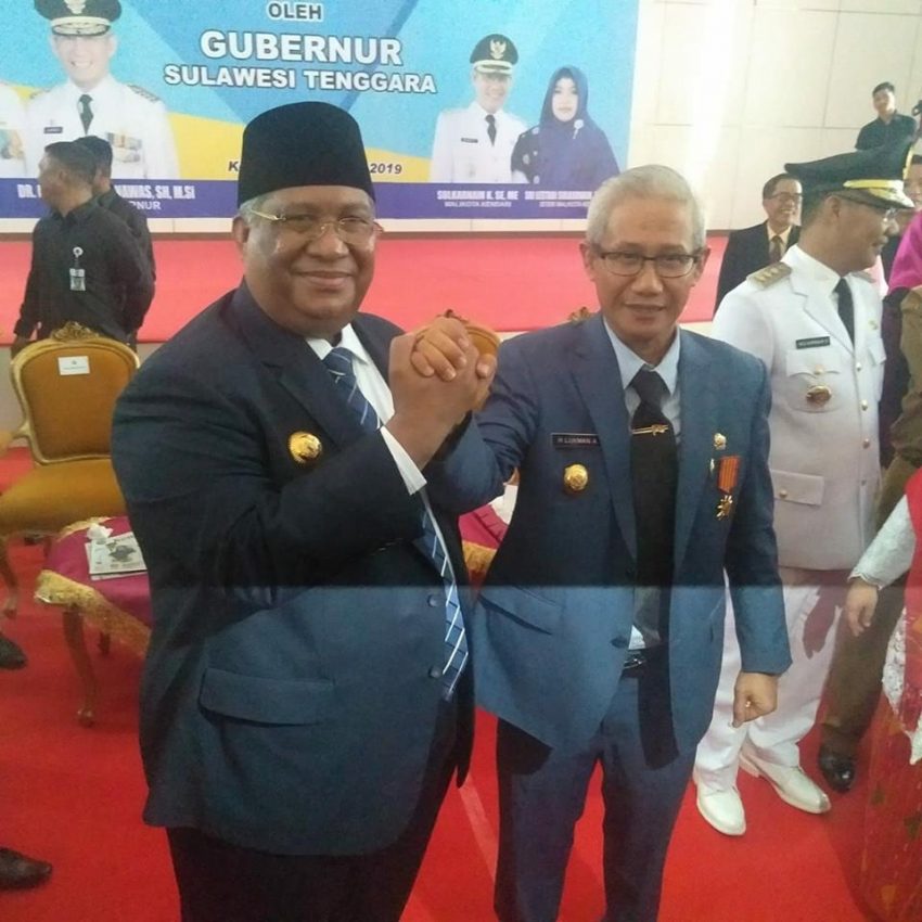 Gubernur Sultra, Ali Mazi dan Wagub Sultra, Lukman Abunawas (Foto: IST)
