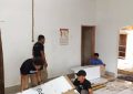 Tim KPU Konkep Sedang Merakit Kotak Suara (Foto: IST)