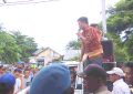 Massa Aksi GERAM di Depan Kantor PLN cabang Ereke (Foto: Haslin)