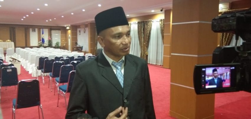 Dirut Perumda Sultra, La Ode Suryono Usai Pelantikan (Foto: Jubirman)