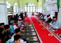 stighotsah,tahlil dan Shalawat secara serentak di Pesantren Darul Muhlisin Kelurahan Kadia Kota Kendari,Sabtu (23/3/2019).