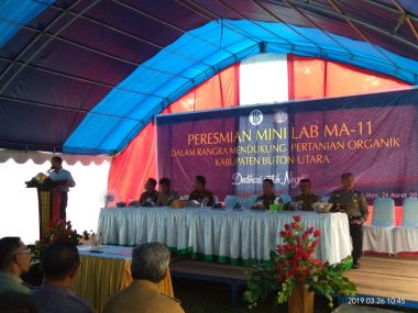 Suasana Peresmian Mini Lab MA 11 (Foto: Haslin)