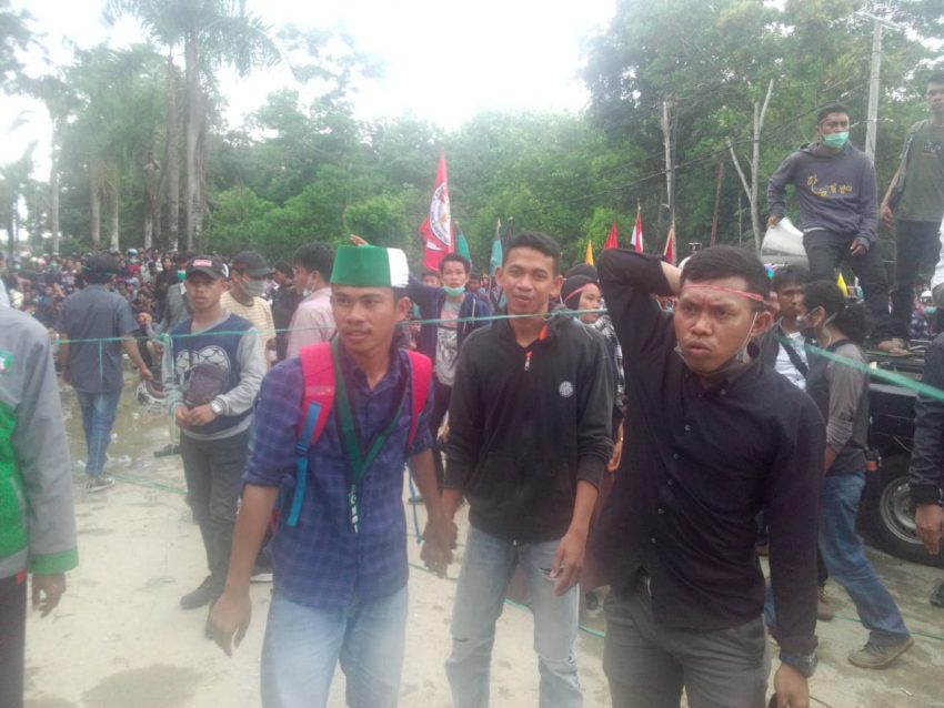 Massa Aksi Bela Wawonii Jilid (Foto: Jubirman)