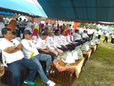 Peserta Ribuan Warga Butur Meriahkan Millennial Road Sefety Festival Buton Utara (Foto: Haslin)