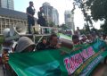 Massa Aksi dari KONASARA Saat Gelar Demonstrasi