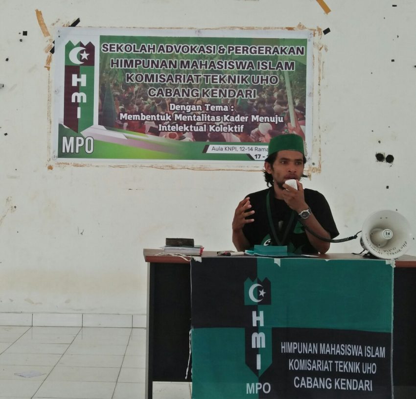 Ketua Umum HMI MPO Komisariat Teknik UHO Cabang Kendari, Andri Anton (Foto: IST)