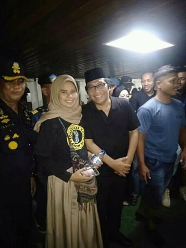 Komisi V DPR RI Ridwan BAE saat meninjau transporasi Kapal Malam Jelang mudik lebaran Tahun 2019