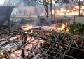Kondisi Rumah yang Sedang Terbakar (Foto: IST)